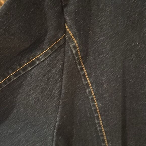 No Brand Plus size Dress 3/4 sleeve stretch denim button down belt pockets 1X - Picture 10 of 17